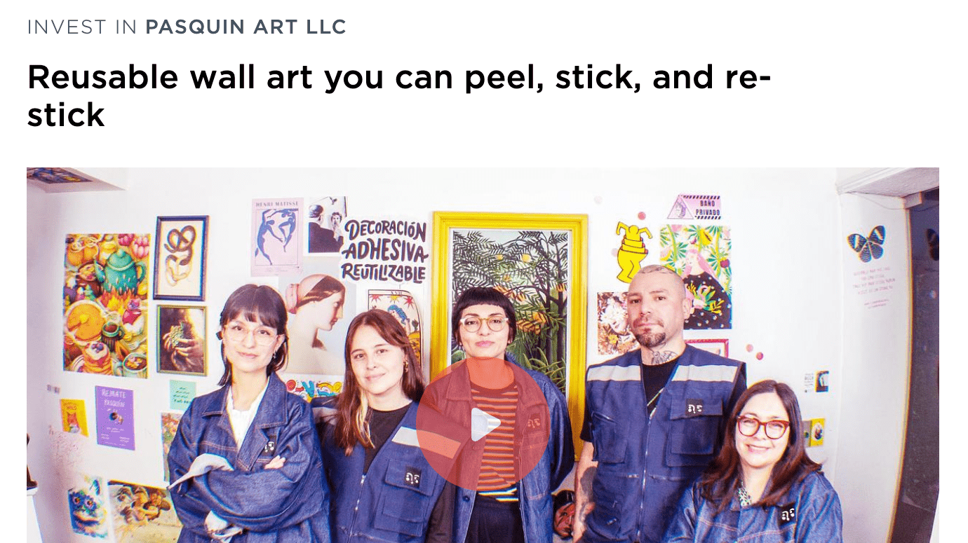 Pasquín: Design, community… and now, an investment opportunity. - Pasquín