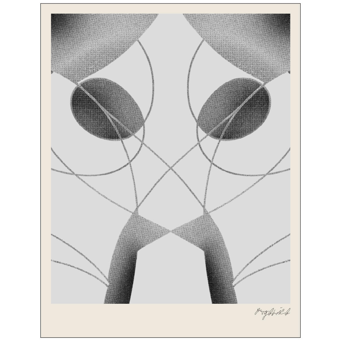 Decorative "Abstract Botanics" Poster | High - Quality Print | Repositionable Adhesive - Pasquín