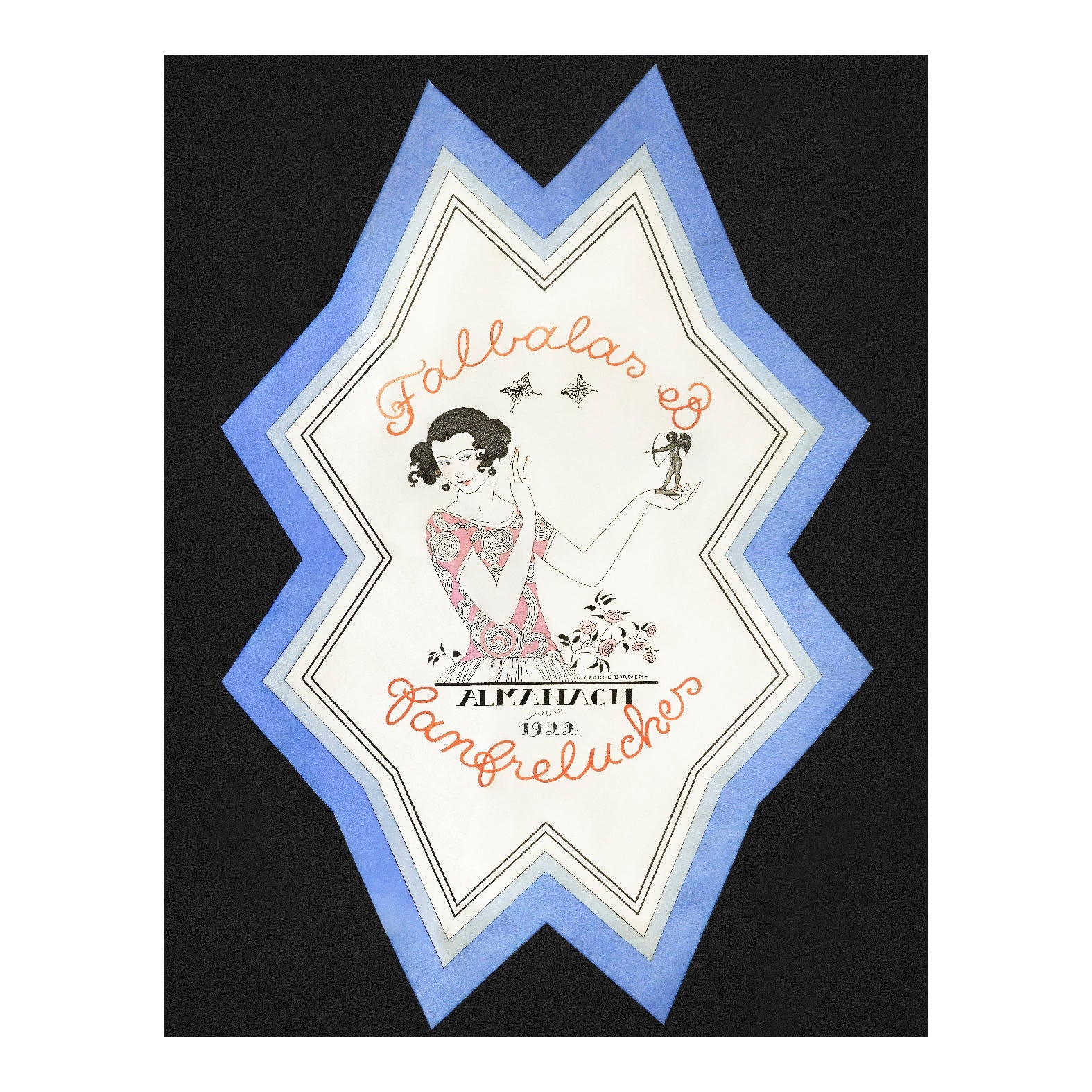 Decorative "Almanach des Modes présentes, passées & futures" Poster | High - Quality Print | Repositionable Adhesive - Pasquín