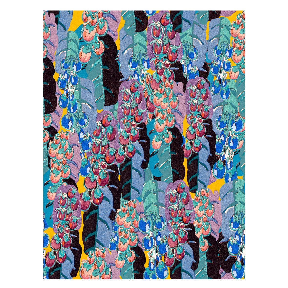 Decorative "Feminine Seamless Pattern" Poster | High - Quality Print | Repositionable Adhesive - Pasquín