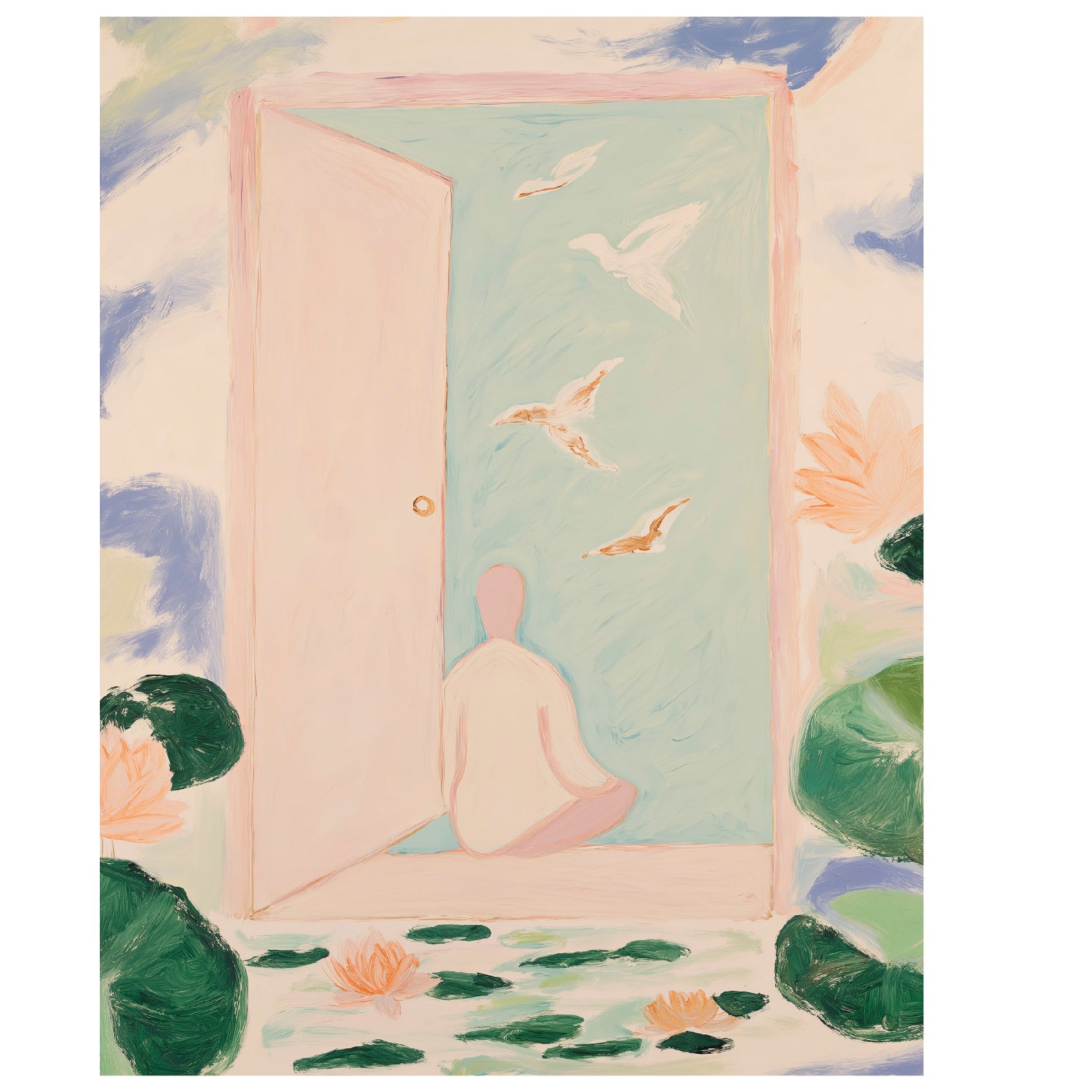 Decorative "Heaven's Door Poster | High - Quality Print | Repositionable Adhesive - Pasquín