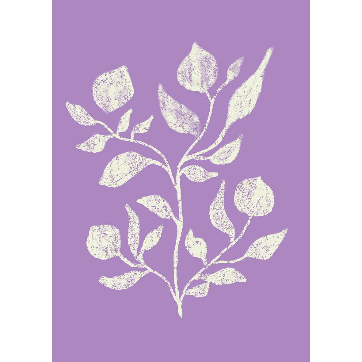 Decorative "Lilac" Poster | High - Quality Print | Repositionable Adhesive - Pasquín