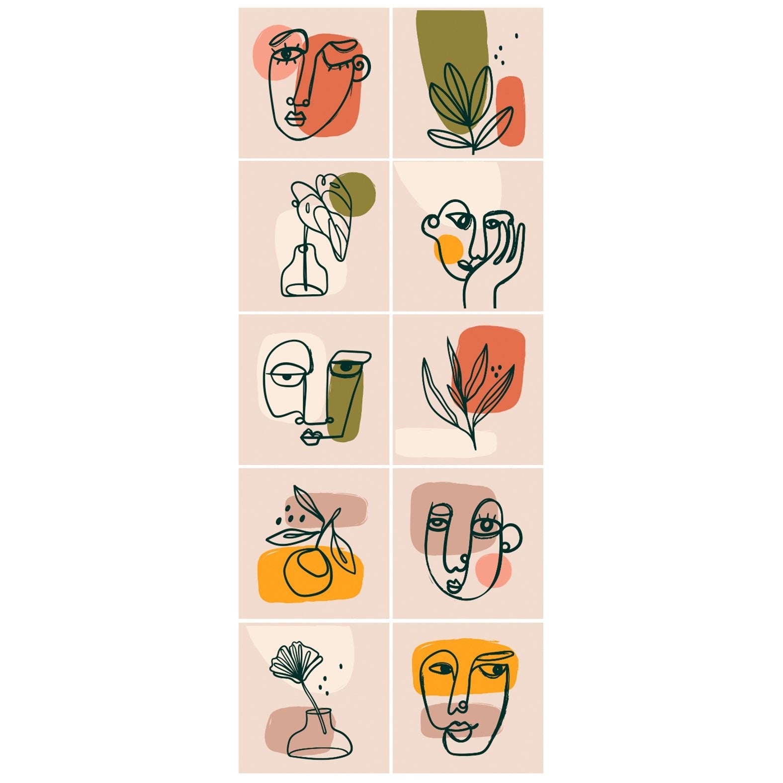 Decorative Removable Wall Tiles - Lofi Design - Pasquín