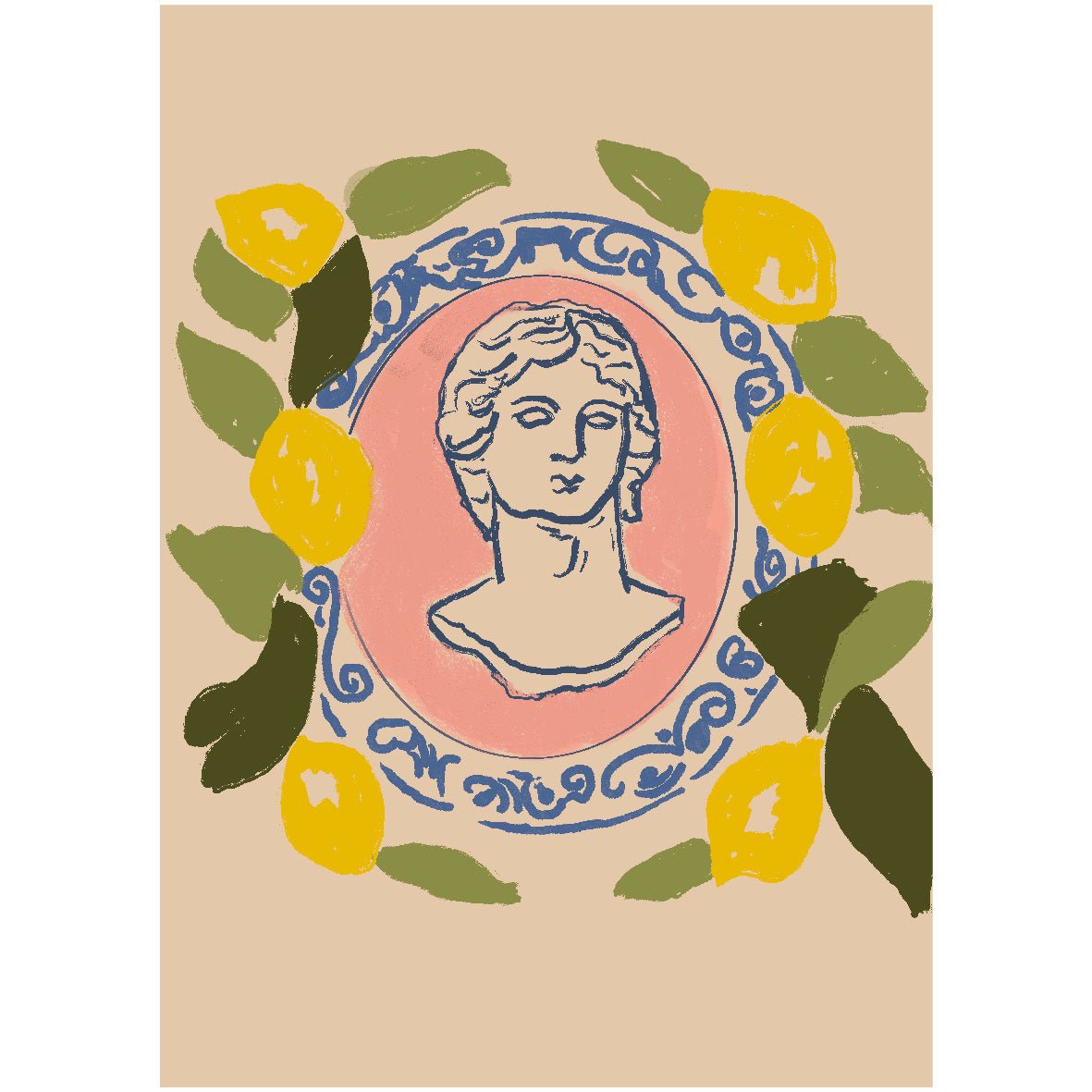 Decorative "Rome Romance" Poster | High - Quality Print | Repositionable Adhesive - Pasquín