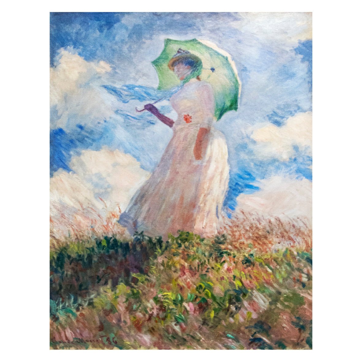 Decorative "Suzanne Hoschedé (1886)" by Claude MonetPoster | High - Quality Print | Repositionable Adhesive - Pasquín