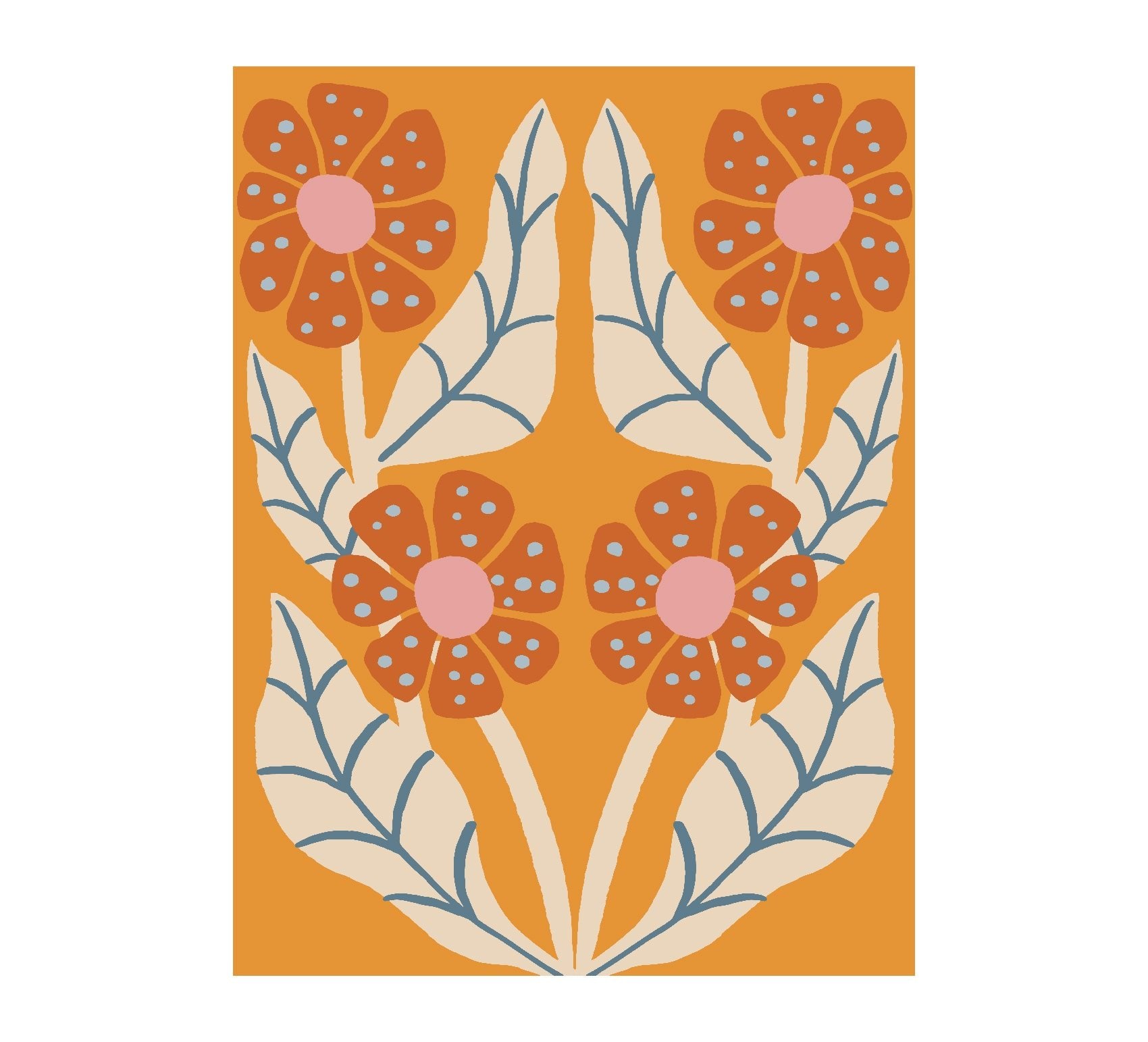 Premium Quality Flower Fusion Repositionable Posters - Pasquín Store