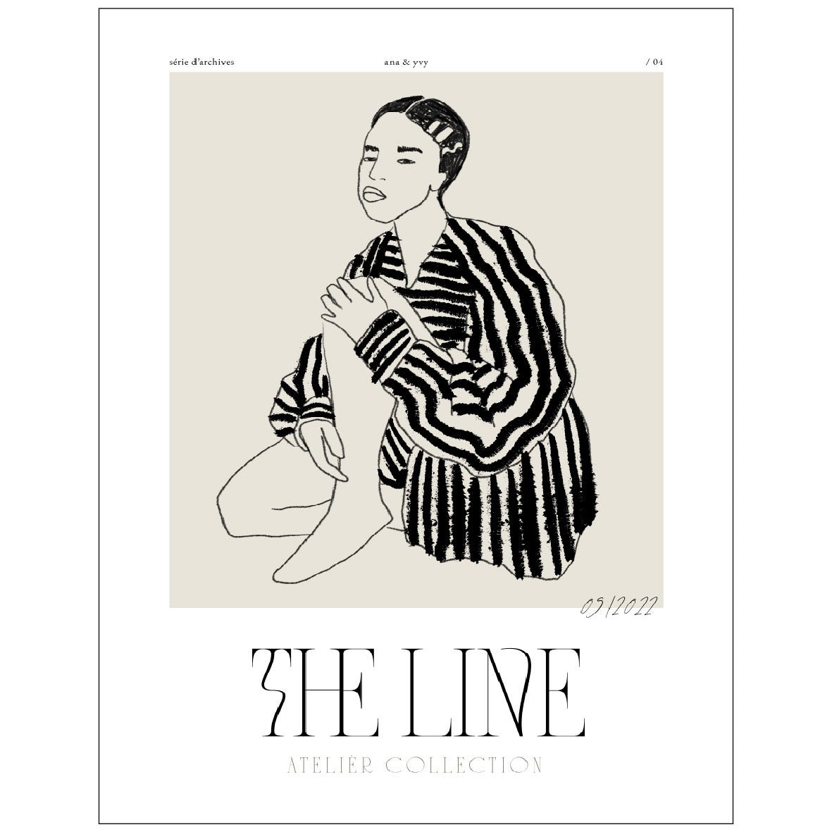 The Line – Atelier Collection No. 04 Reusable Peel - and - Stick Poster - Pasquín