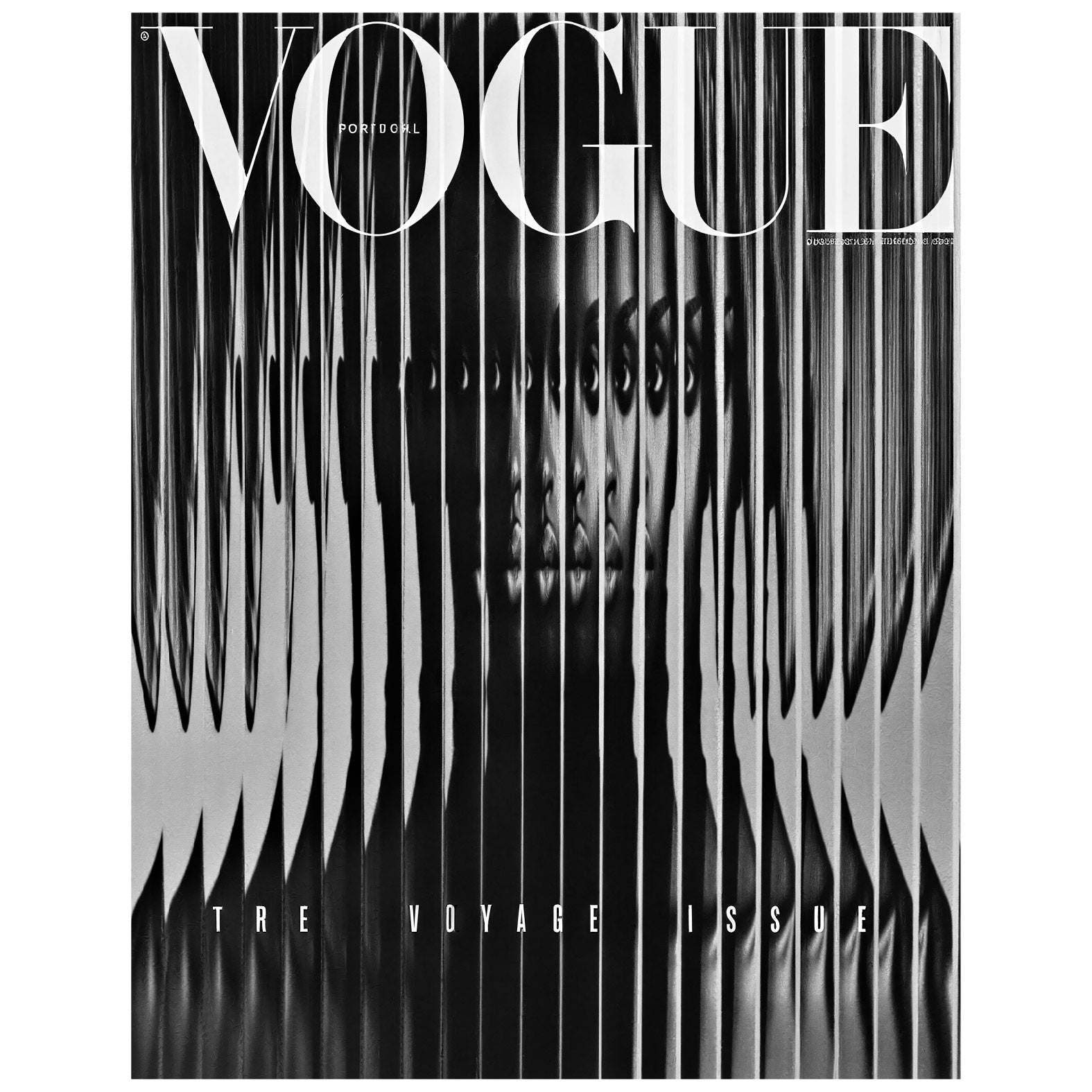 Decorative “Iconic Portugal Vogue Cover" Poster | High - Quality Print | Repositionable Adhesive (Copia) - Pasquín