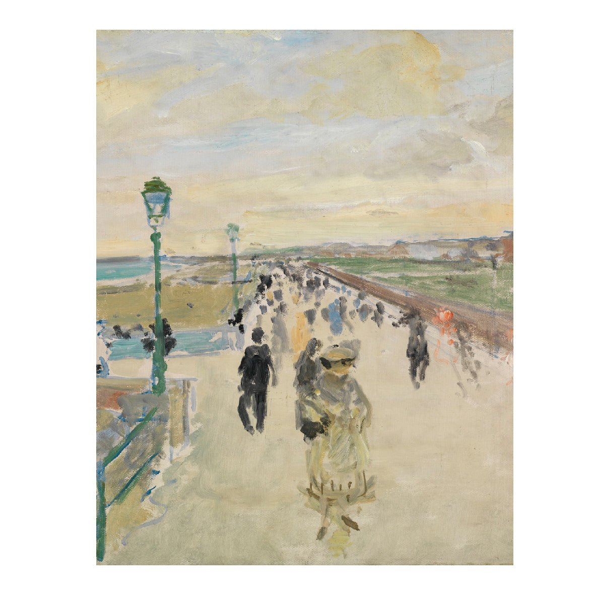 Decorative "Sea Wall" by Jacques - Émile Blanche Poster | High - Quality Print | Repositionable Adhesive - Pasquín